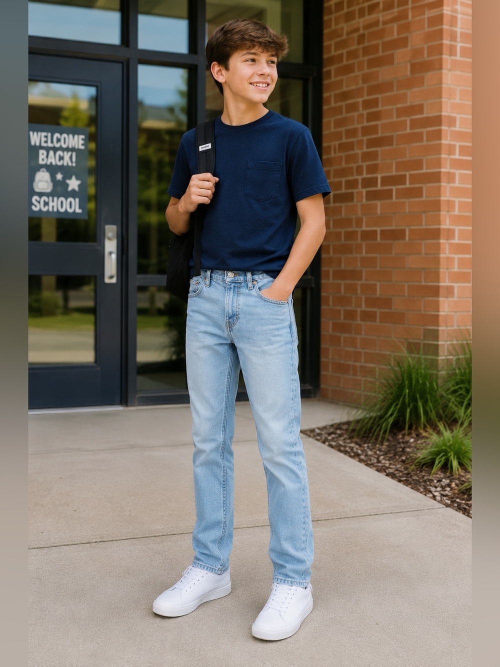 Levi’s 502 Regular Taper Light Wash Jeans Boys 12 Regular
